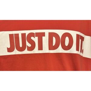 Nike Shirt Large Short Sleeve Spell Out Just Do It The Nike‎ Tee Excellent